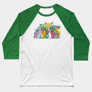 Monsters collections Baseball T-Shirt